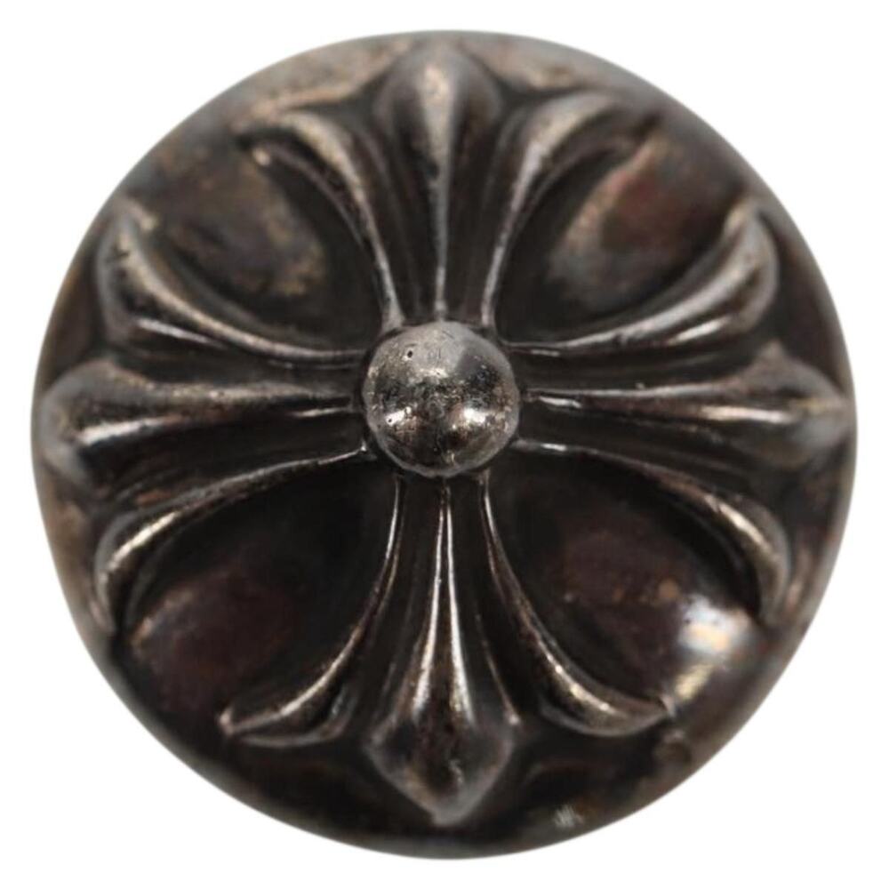 Chrome Hearts Cross Ball Button Hair Tie Concho Ag925 Silver